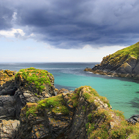 Buy canvas prints of Rugged Cornish Coastline by John B Walker LRPS