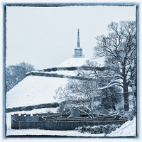 Buy canvas prints of Snow Mound by John B Walker LRPS