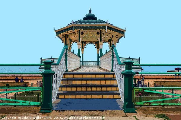 The Bandstand  Picture Board by John B Walker LRPS