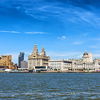 Buy canvas prints of Liverpool Waterfront by John B Walker LRPS