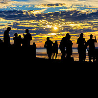 Buy canvas prints of The Beach Party  by John B Walker LRPS