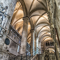 Buy canvas prints of Entrance to the Choir,Canterbury Cathedral,Canterb by John B Walker LRPS