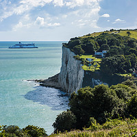 Buy canvas prints of The White Cliffs  by John B Walker LRPS