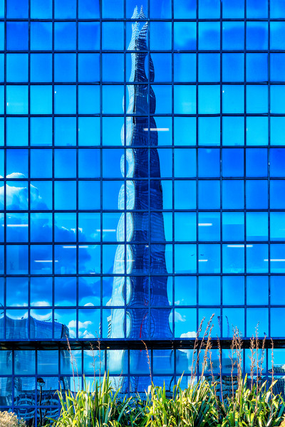 A Reflection of The Shard Picture Board by John B Walker LRPS