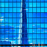 Buy canvas prints of A Reflection of The Shard by John B Walker LRPS