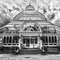Buy canvas prints of The Palm House Sefton Park Liverpool England by John B Walker LRPS