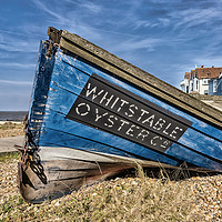 Buy canvas prints of Whitstable Oyster Company Boat by John B Walker LRPS