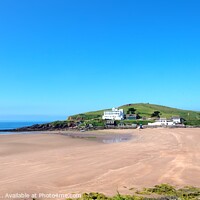 Buy canvas prints of Burgh Island and Hotel by Mike Gorton