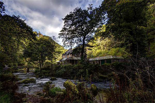 Watersmeet on a glorious Autumn day Picture Board by Mike Gorton