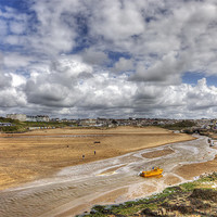 Buy canvas prints of Looking down on Bude by Mike Gorton