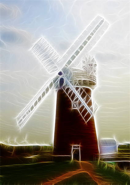 Electric Windmill Picture Board by Mike Gorton