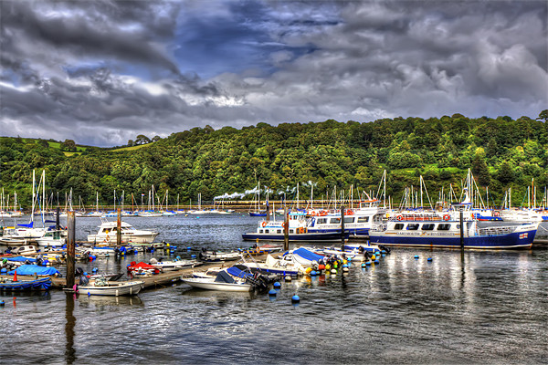 Dartmouth Boats and Trains Picture Board by Mike Gorton