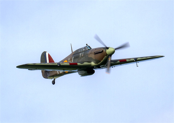 The Mighty Hawker Hurricane Picture Board by Mike Gorton
