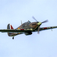 Buy canvas prints of The Mighty Hawker Hurricane by Mike Gorton
