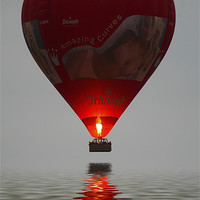 Buy canvas prints of Red Balloon reflection by Mike Gorton