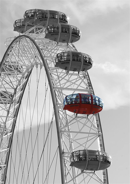 London Eye Pods Picture Board by Mike Gorton