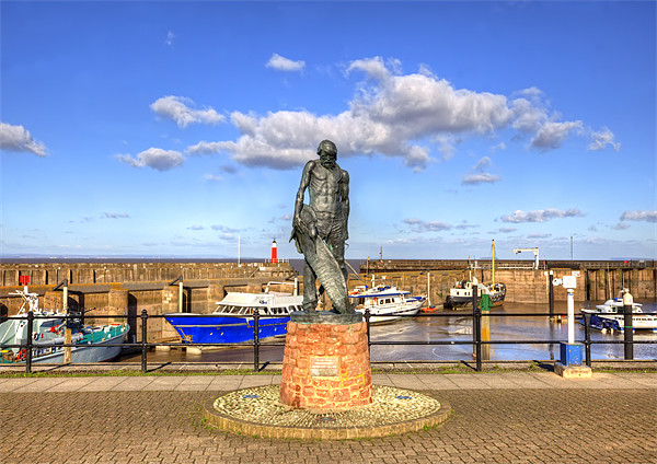 The Ancient Mariner Watchet Picture Board by Mike Gorton