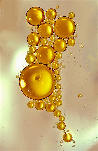 Oil Droplets Picture Board by Mike Gorton