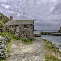 Buy canvas prints of Mullion Cove Cornwall by Mike Gorton