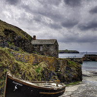 Buy canvas prints of Mullion Cove and Harbour by Mike Gorton