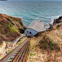 Buy canvas prints of The Lizard Lifeboat Station Cornwall by Mike Gorton