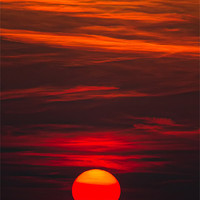 Buy canvas prints of Exmoor Sunset by Mike Gorton