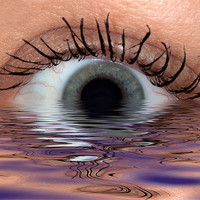 Buy canvas prints of Watery Eye by Mike Gorton