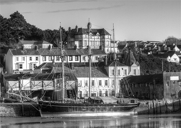Kathleen and May moored At Bideford Picture Board by Mike Gorton