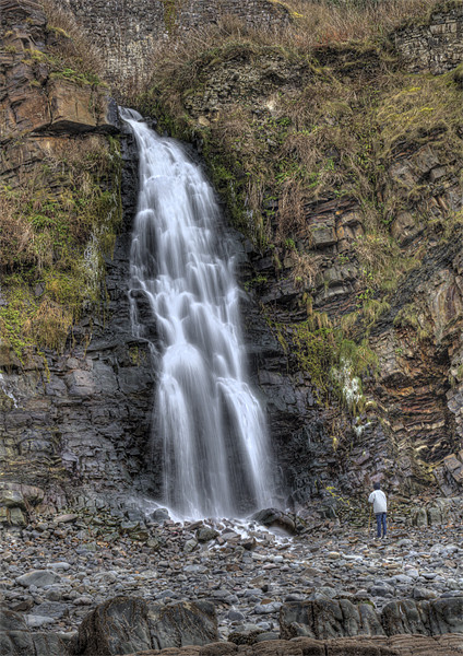 Bucks Mill Waterfall North Devon Picture Board by Mike Gorton