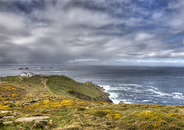 Lands End and Long Ships Picture Board by Mike Gorton