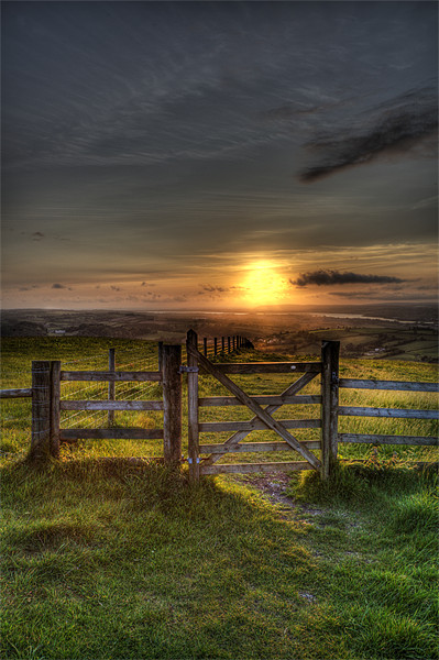Gateway to the Sunset Picture Board by Mike Gorton