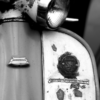 Buy canvas prints of  Classic Scooter  by Tim Bell