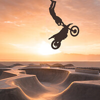 Buy canvas prints of Sunset Tricks by Shaun White