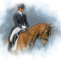 Buy canvas prints of Dressage by Shaun White