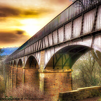 Buy canvas prints of Pontcysyllte Aqueduct Llangollen Wales  by Darren Wilkes
