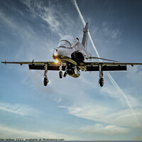 Buy canvas prints of Raf Hawk T2 Landing by Darren Wilkes