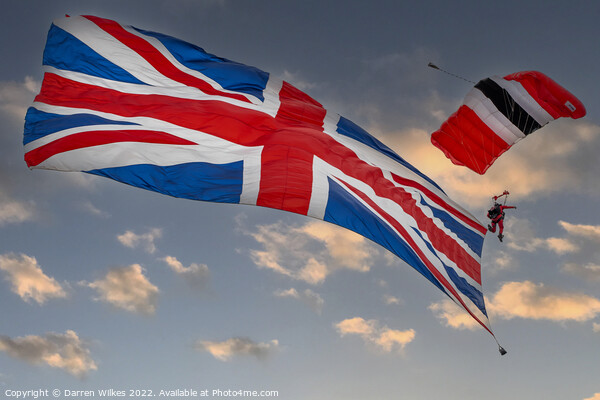 Union Jack Flag   Picture Board by Darren Wilkes