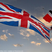 Buy canvas prints of Union Jack Flag   by Darren Wilkes