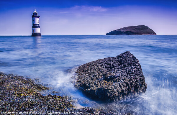 Penmon Lighthouse Anglesey Wales Picture Board by Darren Wilkes