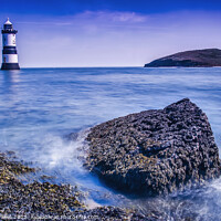 Buy canvas prints of Penmon Lighthouse Anglesey Wales by Darren Wilkes