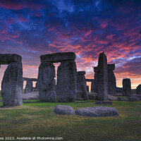 Buy canvas prints of Stonehenge Salisbury Wiltshire by Darren Wilkes