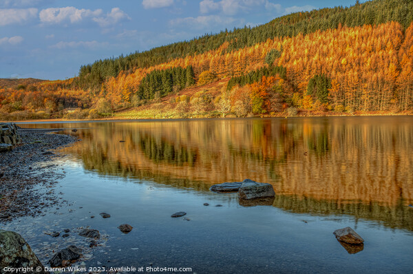 Llyn Geirionydd Snowdonia, North Wales Picture Board by Darren Wilkes