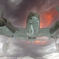 Buy canvas prints of Junkers Ju 88R-1 German combat aircraft by Darren Wilkes