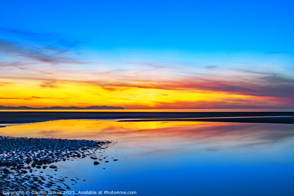  Kinmel Bay Sunset Wales  Picture Board by Darren Wilkes