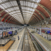 Buy canvas prints of Timeless Elegance of Londons Grand Railway by Darren Wilkes