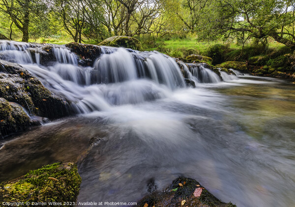 Ceunant Mawr Waterfall Picture Board by Darren Wilkes
