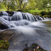 Buy canvas prints of Ceunant Mawr Waterfall by Darren Wilkes