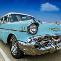 Buy canvas prints of 1957 Chevrolet Bell Air GMC by Darren Wilkes