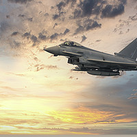 Buy canvas prints of Euro Fighter Typhoon by Darren Wilkes