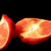 Buy canvas prints of Sliced Oranges by Darren Wilkes